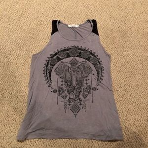 Boho Elephant Tank Top